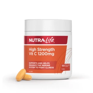 (PRE ORDER) Nutra-Life High Strength Vitamin C 1200mg 150t shelf life 2yrs